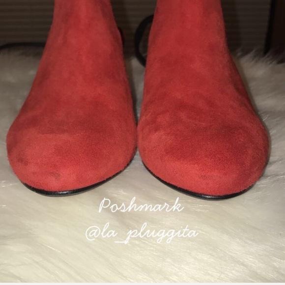 Free People Red Ankle Booties - Picture 7 of 8